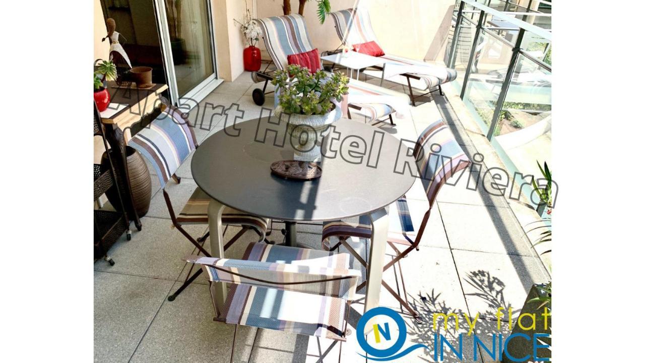Aparthotel Riviera - Coeur Nice - Grand Superieur Studio Ac - Incroyable Terrasse - Garden View - Terrasse Jardin Pastorelli 1 מראה חיצוני תמונה